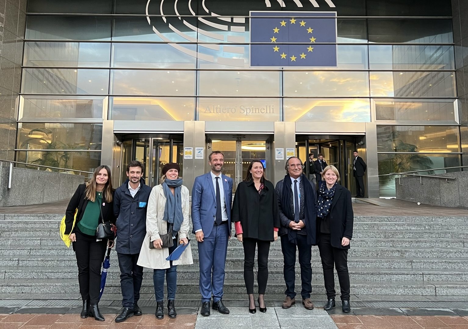 Présentation de la candidature aux instances européennes à Bruxelles